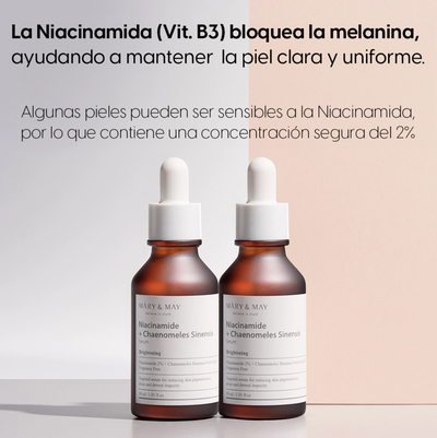 NIACINAMIDA + CHAENOMELES SINESIS SERUM 